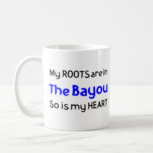 tasse à café aux racines bayou (Gauche)