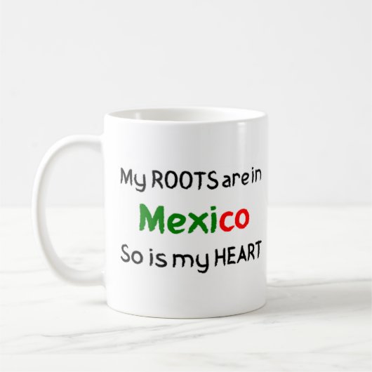 tasse à café aux racines mexico (Gauche)