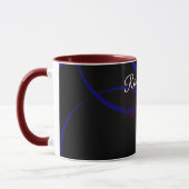 Tasse à café avec abstraction géométrique (Gauche)