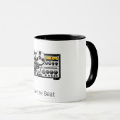 Tasse à café avec cassette audio rétro Feel the Be (Devant droit)