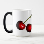 Tasse à café avec cerises rouges (Gauche)