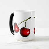 Tasse à café avec cerises rouges (Devant gauche)