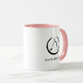 Tasse à café avec citation de Bouddha (Devant droit)