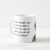 Tasse à café avec citation de Mark Twain (Devant gauche)