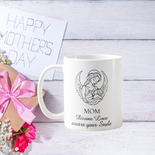 Tasse à café avec citation minimaliste pour la fêt