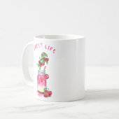Tasse à café avec cocktail de cerise (Devant gauche)