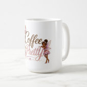 Tasse à café avec Coffee Pretty pixie (2) (Devant droit)