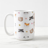 Tasse à café avec de mignons lapins de la forêt (Gauche)