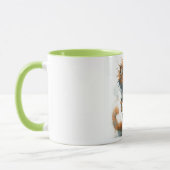 Tasse à café avec design de chaton coquin (Gauche)