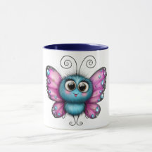 Tasse à café avec design de papillon adorable