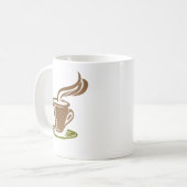 Tasse à café avec design de tasse à café (Devant gauche)