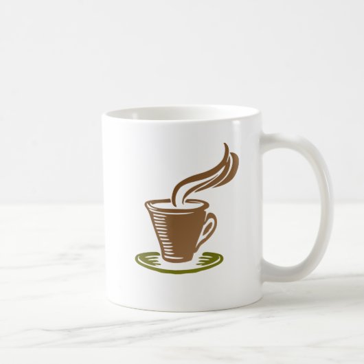 Tasse à café avec design de tasse à café (Droite)