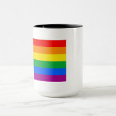 Tasse à café avec drapeau traditionnel de la fiert (Centre)