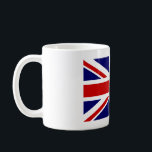 Tasse à café avec drapeau Union Jack britannique<br><div class="desc">Tasse à café avec drapeau Union Jack britannique. Idée cadeau la moins chère pour les événements nationaux.</div>