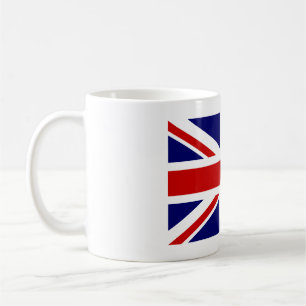 Tasse à café avec drapeau Union Jack britannique