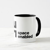 Tasse à café avec espace (Devant droit)
