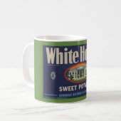 Tasse à café avec étiquette de la Maison Blanche (Devant gauche)