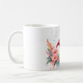 Tasse à café avec flamant rose imprimé (Gauche)