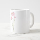 Tasse à café avec illustration botanique de fleurs (Devant droit)