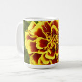 Tasse à café avec image de souci sur elle (Devant gauche)