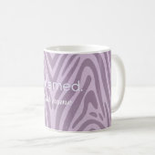 Tasse à café avec impression de zèbre indompté (Devant droit)