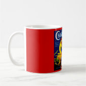 Tasse à café avec label de coq Chanticleer (Gauche)