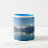 Tasse à café avec le parc national Glacier Photo (Centre)