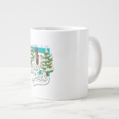 Tasse à café avec logo de ski Jay Peek Vermont (Devant droit)