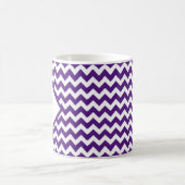Tasse à café avec monogramme chevron de couleur pe (Centre)
