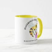Tasse à café avec motif d'abeille (Devant droit)