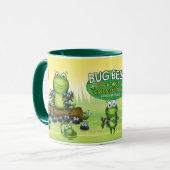 Tasse à café avec motif de grenouilles (Devant gauche)