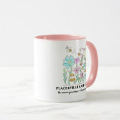 Tasse à café avec motif de jardin (Devant droit)