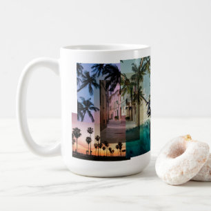 Tasse à café avec palmier