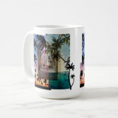 Tasse à café avec palmier (Devant gauche)
