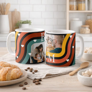 Tasse à café avec photo de famille personnalisée –