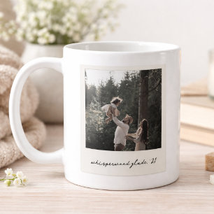 Tasse à café avec photo Polaroid Art personnalis