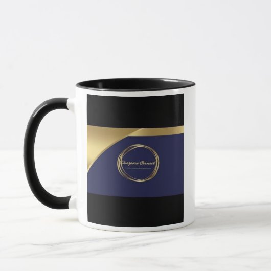 Tasse à café avec poignée. (Gauche)