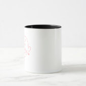 Tasse à café avec texte de conception de cœur "Pui (Centre)