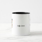 Tasse à café avec un animal mignon (Centre)