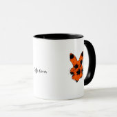 Tasse à café avec un animal mignon (Devant droit)