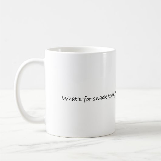 Tasse à café avec un chat calico en train de bâill (Gauche)