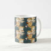 Tasse à café avec un chat tigré orange mignon (Devant droit)