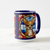 Tasse à café avec un Chihuahua mignon (Devant droit)