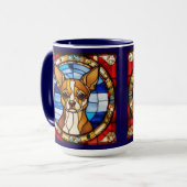 Tasse à café avec un Chihuahua mignon (Devant gauche)