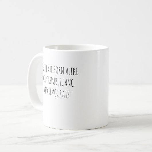 Tasse à café avec une citation drôle (Devant gauche)