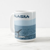 Tasse à café Baleine à bosse Queue Paysage Alaska (Devant gauche)
