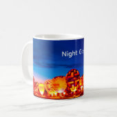 Tasse à café Ballon Night Glow (Devant gauche)