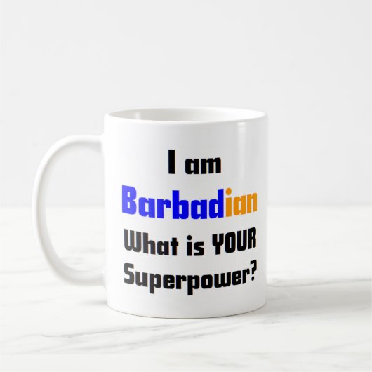 tasse à café barbadien (Gauche)