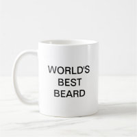 Tasse à café barbe du monde