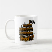 Tasse à café Bateau Pirate (Gauche)